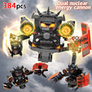 MOC Skibidi Toilet Action Figure Building Blocks Titan Clock Man upgrade 4.0 Bricks DlY Toys For Kid Christmas Birthday Gifts