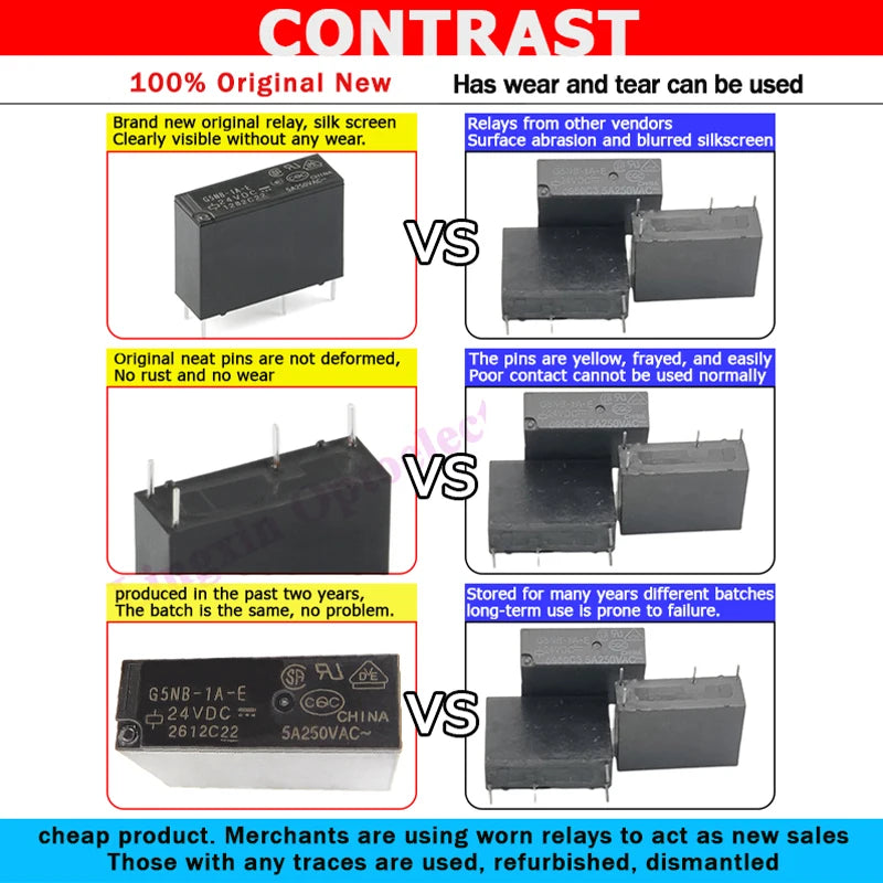 5Pcs power Relays SRD-03-SL-C SRD-05-SL-C SRD-12-SL-C SRD-24-SL-C SRD-48-SL-C 3V 5V 6V 9V 12V 24V 48V 10A 250VAC 5PIN T73