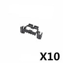 MOC WWII Military Figure Accessories Building Blocks Soldiers Face Scarf Tactical Belt Headphones Telegram Toys Children J031