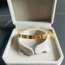 New Design Zircon And Cross Nut Nail Lovers Bracelet Screw & Bangle For Woman Stainless Steel Luxury Brand Jewelry