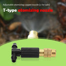 5-100Pcs Outdoor Misting Cooling System Garden Irrigation Watering 1/4'' Brass Atomizer Nozzles 4/7mm Hose Garden Sprinkler Head