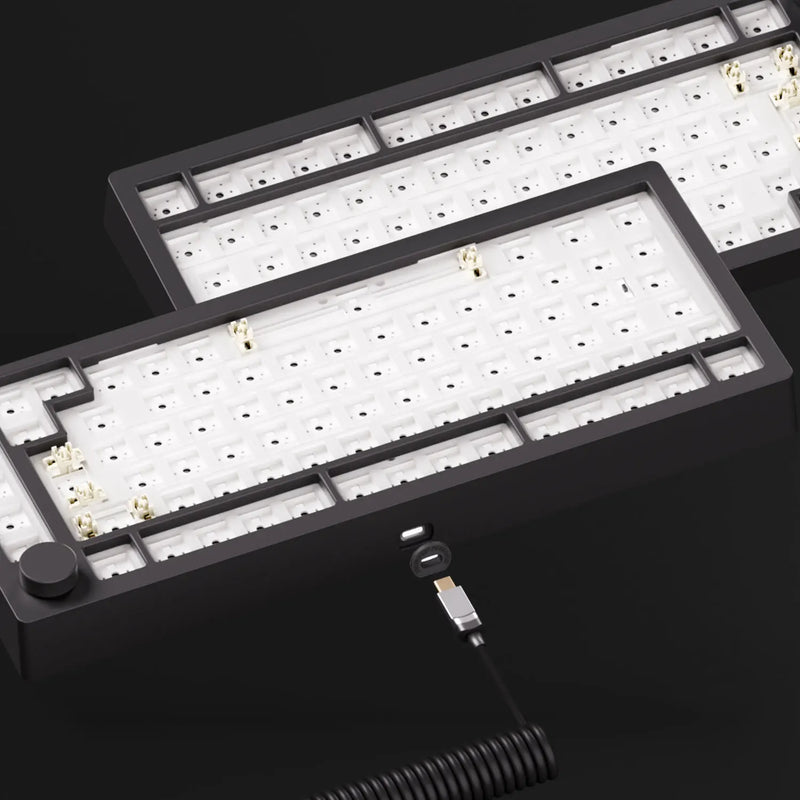 Akko MonsGeek M1 V5 Tri-mode Mechanical Keyboard Barebone Kit VIA 75% 3/5 Pins Customized Hot Swap RGB Rapid Disassemble Gasket