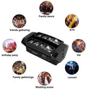 Yiflamefly Spider Stage Light Moving Head Light with 8x10W RGB LEDs Beam DJ Lights For Party Disco Wedding Live Stage Lighting