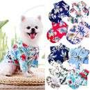 Hawaiian Style Summer Pet Shirt for Small Medium Dogs Chihuahua Yorkie Thin Breathable Vest Puppy Cat Beach T-Shirt Dog Costume