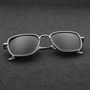TUZENGYONG Classic Steampunk Sunglasses Fashion Men Women Brand Designer Vintage Square Metal Frame Sun Glasses High Quality