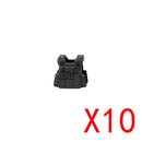 WW2 Military Building Blocks Mini Bricks Solider Figures Gifts Weapon Equipment Accessories USA Greman Vests Armor Toys For Kids