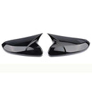 Horn Shape ABS Carbon Fiber Style Rear View Side Mirror Cover Rearview Caps For Honda For Civic 10th 2016 2017 2018 2019 2020