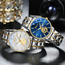 CHENXI Business Luxury Men Watches Quartz Stainless Steel Wrsitwatches Male Auto Date Clock with Luminous Hands