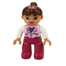 Big Size Action Figures City Princess Policemen Family Building Block Doll Character Accessory Assembly Toys for Children Gift