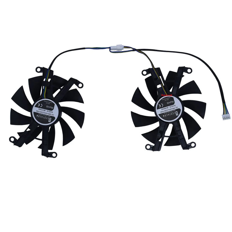 2Pcs/Set,Graphics Mining Card Fan,For NVIDIA For JIESHUO CMP50HX 10G CMP 50HX 10GB,VGA Video Card Cooling