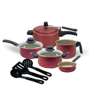 Teflom 8 PCs Rome 2.5L Non-stick Pressure Cooker Set