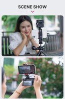 Ulanzi ST-06S Vertical Shooting Phone Mount Holder for DSLR Camera Monitor Mount Tripod Mount Clamp for Smartphone Vlog Shooting