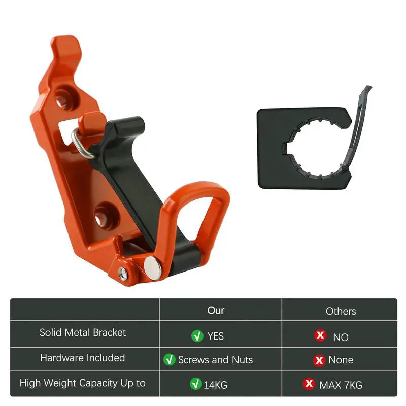 2pcs Shovel Mount Bracket Heavy Duty Metal Rubber Clamp Sturdy Sapper Shovel Mount Bracket Hammer Axe Holder Car Accessories