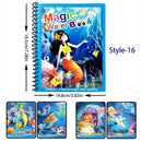 Magic Pen Water Drawing Books Coloring Book for Kids Doodle Painting Board Children Educational Toys Baby Christmas Birthday Gif