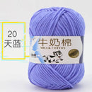 2Pcs Milk Cotton Knitting Yarn Soft Warm Yarn for Hand Knitting Worsted Crochet Threads Wool Line for Handmade