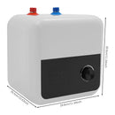 6/8L Water Heater, 1500W Water Heater, Electric Mini Tank Water Heater, Bathroom Kitchen Instant Electric Water Heater
