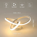 LED Ceiling Light, Modern Ceiling Lamp 20W 2200LM White Ceiling Lamp for Kitchen, Hallway, Bedroom, Switch Control