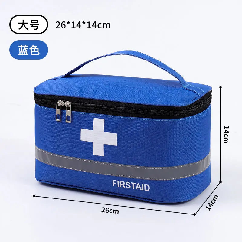 Home Large Medium Small First  Aid Kit Portable Medicine Prevention Kit Travel Outdoor Handheld Emergency Medicine Storage Bag