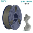 SUNLU 1KG PLA Matte 3D Printer Filament 1.75mm 1000g Spool (2.2lbs) Neatly Arranged No Knot Filament Fit Most FDM Printer