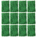 12Pcs 60x40cm Artificial Hedge Screen Privacy Fence Faux Plant Leaves Panels Boxwood Grass for Home Garden Decor Yard Wall Decor