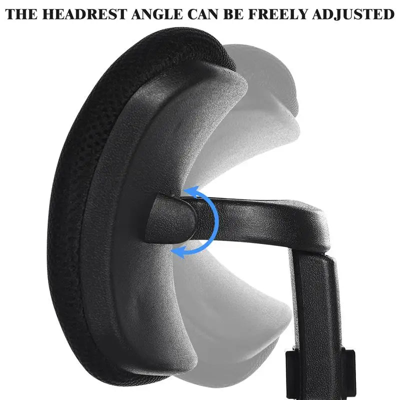 Office Computer Chair Headrest Retrofit Adjustable Computer Chair Head Retrofit Lift Neck Pillow Swivel Mesh Headrest