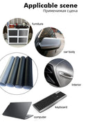 Car Stickers Brushed Aluminum Vinyl Film Car Wrapping Waterproof Air Free Bubble Decal Stickers for Motorcycle Car Accessories
