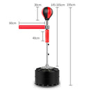 Punching Ball Freestanding Boxing Punching Bag Trainer Height Adjustable 120-190 Cm 360° Reflex Spinning Bar W/ Stand for Boxing