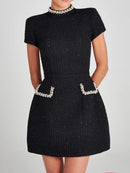 The 'Equinox' Backless Mini Dress