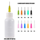 1set tip applicator bottle set science laboratory measuring watering supplement, pets,  students, glue applicator