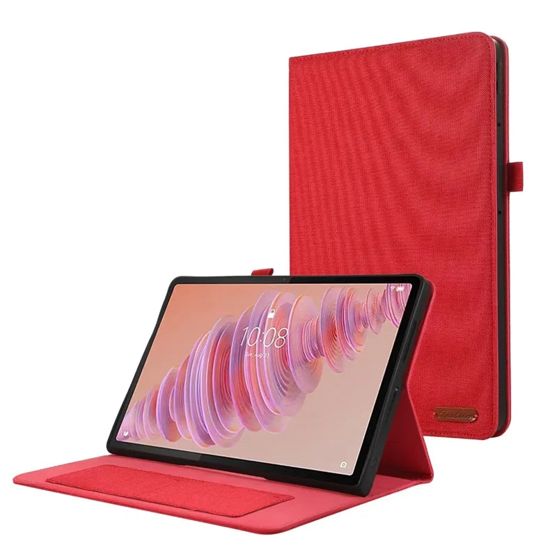Luxury Flip Oxford Cloth Fabric Case For Lenovo Tab Plus 11.5 inch 2024 Tablet Protective Cover Hülle Coque Capa