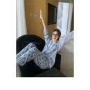 2023 Hello Kitty Y2k Women's Pajamas Woman Clothing Sleepwear Long Sleeve Trousers Two Piece Set Ins Anime Kawaii Cute Autumn