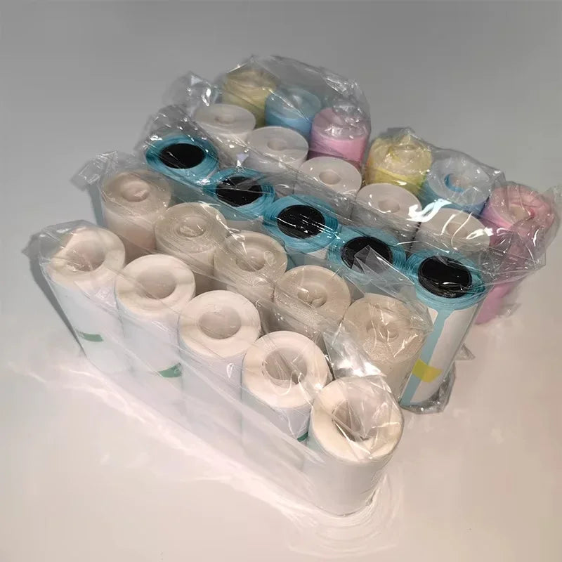 Peripage Paper Adhesive Thermal Sticker Photo Paper White Color Transparent Label for 57mm width Paperang Memobird Iprinter