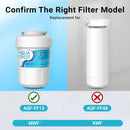 AQUA CREST AQF-FF13 Ersatz für GE® SmartWater® MWF®, MWFINT, MWFP, MWFA, GWF, HDX FMG-1, GSE25GSHECSS, WFC1201, Kenmore® 99