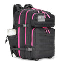 LHI 45L Tactical Backpack for Men and Women Large Athlete Gym Bag Outdoor Sports Hiking Survival Rucksack with Bottle Holder