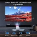 XGODY Netflix Official 4K Supported Smart projector 650 Ansi AI Voice Recognition Auto Focus & Keystone Projector for Home Movie