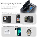 TELESIN Powerbank 10000mAh mit 20W PD Schnellladefunktion Tragbares Akku-Ladegerät für Gopro Hero 5 6 7 8 9 10 11 12 für Smartphone