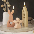 Cute Angel House Candle Silicone Molds DIY Gypsum Crafts Home Decoration Easter Aromatherapy Cake Chocolate Candle Molds