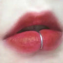 5Pcs Lip Nose Rings Neutral Punk Lip-shaped Ear Nose Clip Fake Diaphragm with Perforated Lip Hoop Body Jewelry Steel Ring