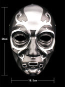 3D Death Eater Mask Scary Halloween Party Mask Masquerade Party Costume Horror Cosplay Resin Props, Adjustable Size