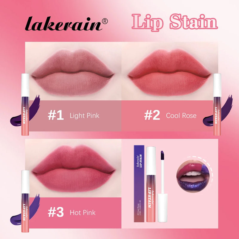 3pcs/set Lip Stain Peel Off And Reveal Long Lasting Waterproof Pink Lip Tint Transfer Proof Natural Lip Stain Tear Off Lip Gloss