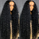 Deep Wave 13x6 13x4 HD Transparente Lace Frontal Echthaarperücken Brasilianisches 100% Remy Haar 13x4 Wasserlocken Frontperücke für Frauen