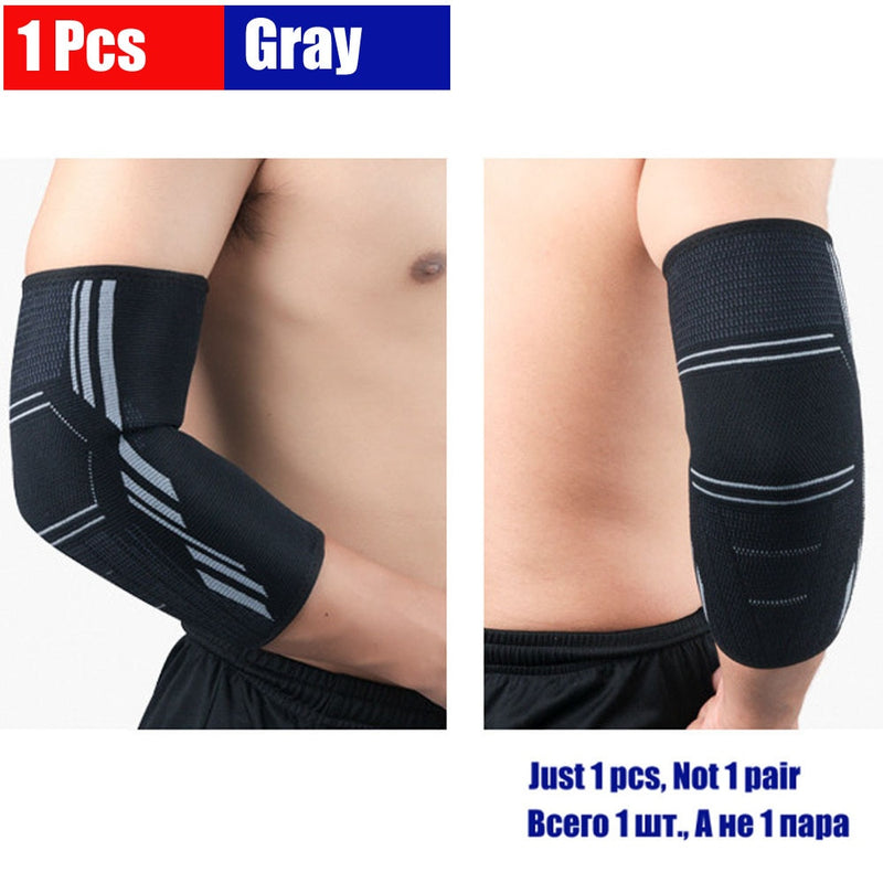 1 Pcs Fitness Elbow Brace Compression Support Sleeve for Tendonitis, Tennis Elbow, Golf Elbow Treatment, Reduce Joint Pain