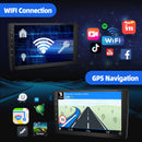 ESSGOO 7"/9"/10“ 2 DIN Android 14 4+64G Car Stereo Carplay Android Auto GPS SAT Navi Bluetooth FM RDS Radio WIFI Touchscreen