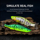 TSUYOKI Glide bait Lures 185mm 64g Jointed Swimbait ABS Body With Soft Tail SwimBaits I-Slide 185 Glidebait to Target Big Bass