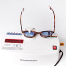 Fashion Transparente Blaue Runde Sonnenbrille Damen Herren 2024 Retro Nieten Schildpatt Kleine Quadratische Sonnenbrille UV400 Lunettes De Soleil