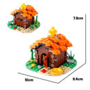 MOC City Series Building Blocks Figure Furniture House Kitchen Medieval Accessories DIY Bricks Set Christmas Toys for Kid Gifts