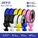 JAYO PLA PLUS Transparente 3D Printer Filament 1.75mm 1.1KG/Rolls 3D Printing Materials for 100% No Bubble &FDM 3D Pen DIY Gift