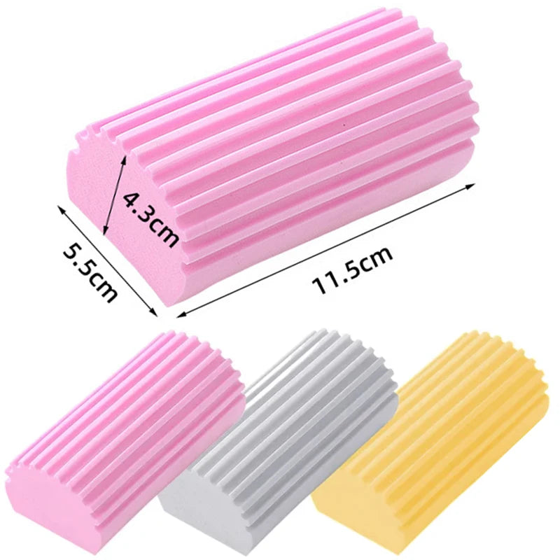 Damp Clean Duster Sponge Dusting Wet Duster Powder Cleaning Sponge Dust Removal Dusters for Home Car Kitchen Bathroom Scrub