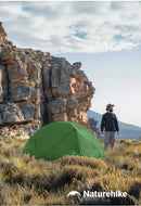 Naturehike Mongar 2 Person Tent 20D Nylon 210T Waterproof Ultralight Camping Hiking Tent with Mat Backpacking Travel Tent
