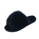 Winter New House Women Furry Slippers Warm Faux Fur Flat Bedroom Ladies Shoes Slip-on Indoor Slides Women Fur Slippers